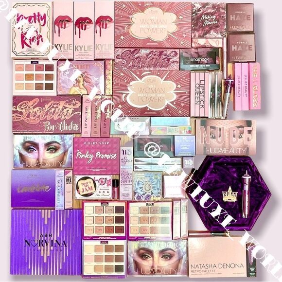 THE BIGGEST BEST HIGH END MYSTERY MAKEUP BOX 2X+ MSRP VALUE GIFTS SURPRISES NWT - Picture 1 of 16